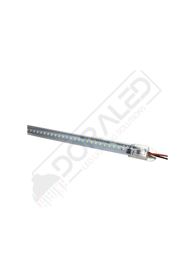 220 Volt 4014 Çubuk Led Gün Işığı 3000-3200k-şeffaf Cam 50 Cm Kasalı Dim Edilebilir Bar Led 220v