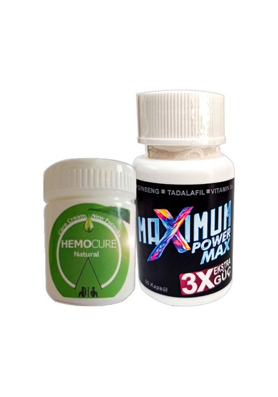 Hemocure Cream 50 Ml Özel Karışıım Krem + Maximum Power Max Erkeklere Özel 30 Lu 3 Özellikli Kapsüller