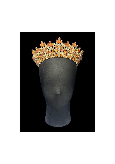 Golden Night Crown-gelin,kına,nişan,söz,after,bride,party Taç Turuncu - 889679471 Turuncu