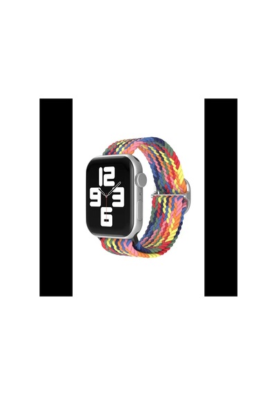 Watch 42mm Star Kordon - Siyah-kırmızı-sarı Bz8683140570446