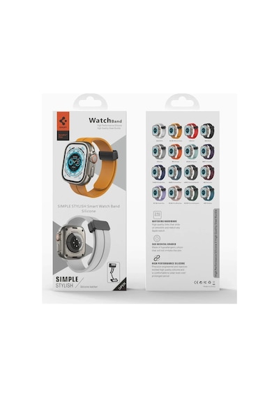 Apple Uyumlu   Watch 38mm Kr412 Elegance Stylısh Kordon - Koyu Yeşil