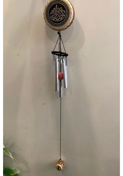 Deprem Zili Rüzgar Çanı Allah Esma Ül Hüsna 5 Metal Boru
