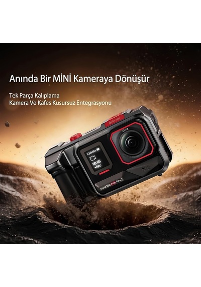 Insta360 Ace Pro 2 İle Uyumlu Quick Release Cnc Cage Dj10