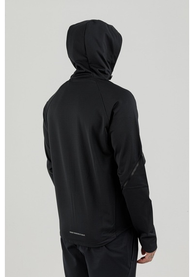 Airlife Power 22 Cr Line Tam Boy Fermuarlı Erkek Kapüşonlu Sweatshirt Siyah