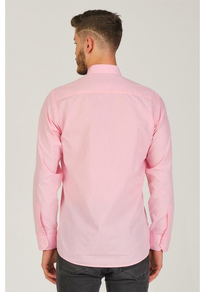 G925 Dewberry Erkek Gömlek-pembe Pembe