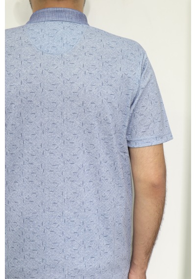 Santa Dmctekstil Erkek Desenli Klasik Kesim Rahat Kalıp Tek Cepli Polo Yaka Düğmeli T-shirt Lacivert Santa Dmctekstil Erkek Desenli Klasik Kesim Rahat Kalıp Tek Cepli Polo Yaka Düğmeli T-shirt Lacivert