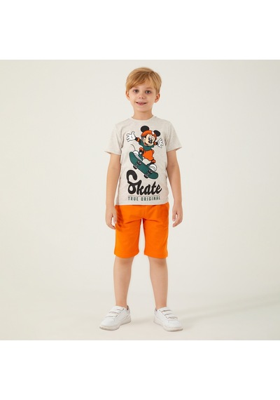Mickey Mouse D4786-3 Çocuk  Bej Alt Üst Takım