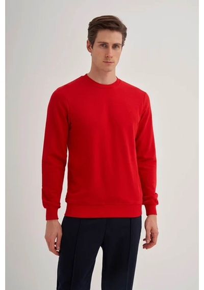Cazador Slim Fit Kırmızı Erkek Sweatshirt 56100