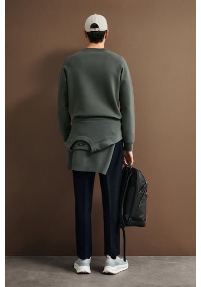 Lufian Cooper Erkek Sweatshirt 112030198 Yeşil
