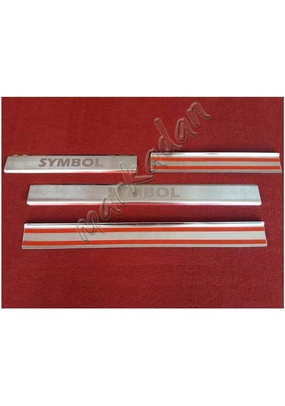 Db Chrome Renault Symbol Kapı Eşiği 2009-2012 4 Parça P.Çelik