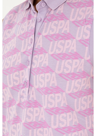 U.S. Polo Assn. Kadın Kolsuz Polo Yaka Tişört 50282902-vr034 992420