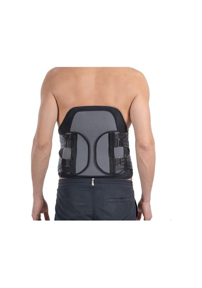 Unisex Siyah Lumbosakral Korse