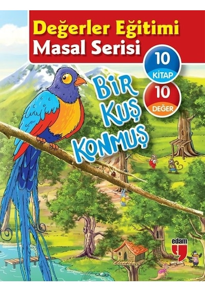 Bir Kuş Konmuş-10 Kitap Takım - Neriman Karatekin - Edam