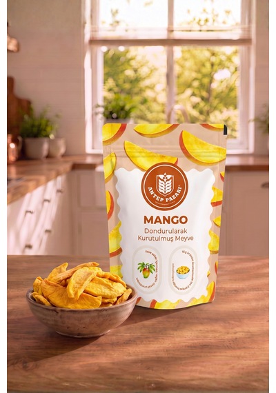 Mango Kuru Meyve Cipsi - Dondurularak Kurutulmuş Freeze Dried Çıtır Mango - 15g - 890564025 Diğer