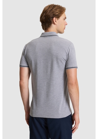 U.S. Polo Assn. U.s. Polo Assn. Erkek Gri Melanj Tişört Basic 50326975-vr086