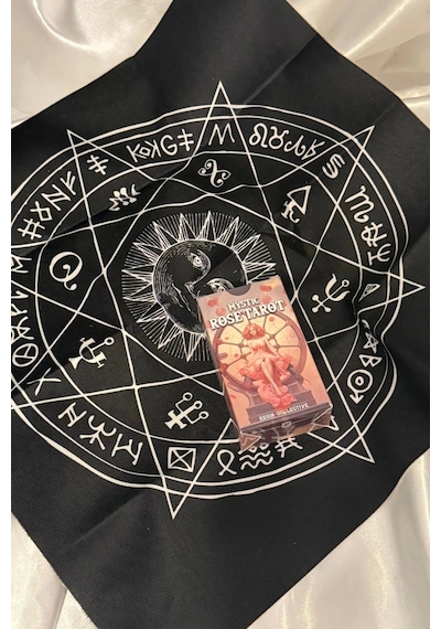 Tarot Orjinal Tarot Kart Mystic Rose Tarot Destesi Ve Kitabı Pembe Örtüsü