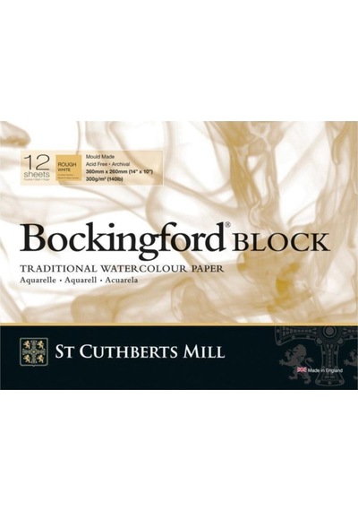 Bockingford Suluboya Blok Rough 300 Gr 360x260mm 12 Yp