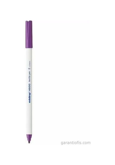 Edding 4600 Mor Kumaş Boyama Kalemi T-shirt/tekstil Pen