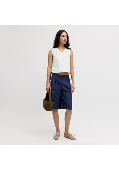 Jack & Jones Kadin Baglama Detayli Kolsuz Asimetrik Üst - Alia - 12287870 Blanc De Blanc Jack & Jones Kadin Baglama Detayli Kolsuz Asimetrik Üst - Alia - 12287870 Blanc De Blanc
