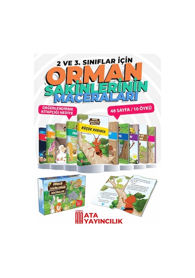 Ata Yayıncılık Orman Sakinlerinin Maceraları Öykü Dizisi