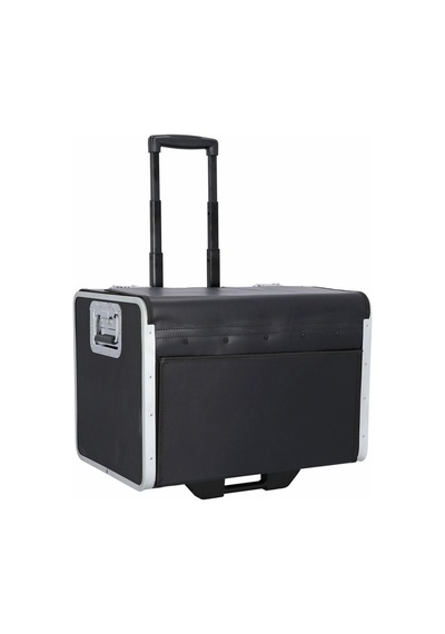 Alassio 54 Cm 2 Tekerlekli Dayanıklı Pilot Çantası, Siyah, Arretierbarer Griff, Alüminyum Çerçeve