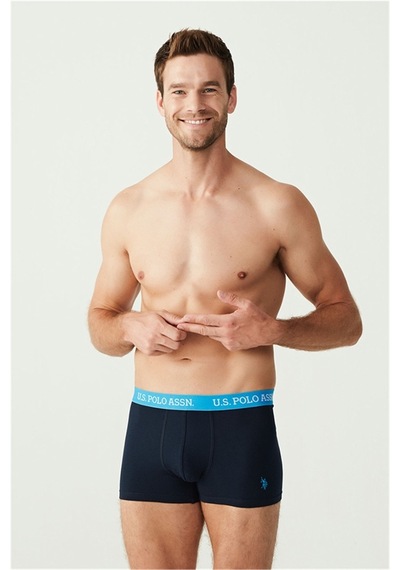 U.S. Polo Assn. U.s Polo Assn. 80253 Erkek 3 Lü Boxer-lacivert Lacivert
