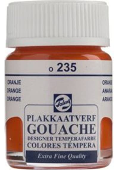 Talens Guaj Boya 16 ML 235 Turuncu Çok Renkli