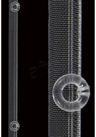 Halkalı Kruvaze Perde Ekstraforu Şeffaf 1 cm 5 Metre