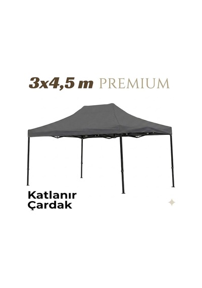 Missidea 3 4,5 Premium Makaslı Katlanır Çardak Antrasit