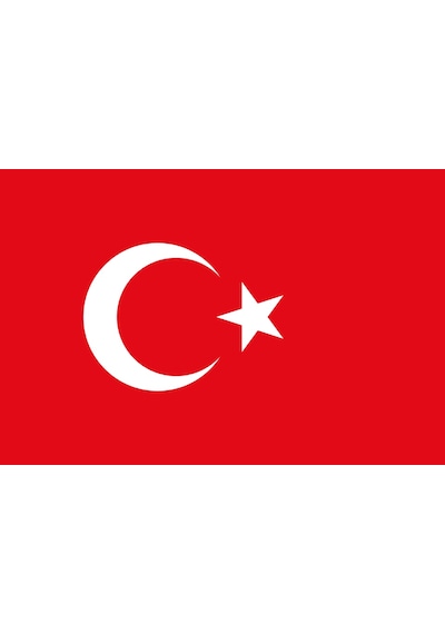 30X45CM En Alpaka Kumaş Türk Bayrağı Bayrak