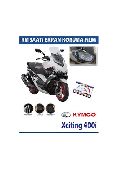 Kymco Xciting 400i Serisi Motosiklet Ekran Km Koruyucu