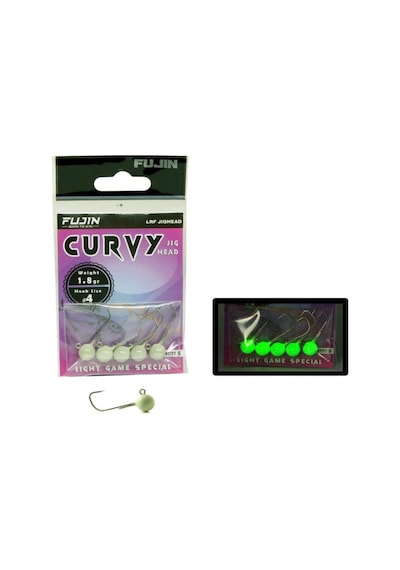Fujin Curvy Glow Jig Head (450807587)