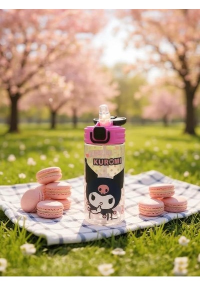 Kuromi 500 Ml Plastik Matara 3413 Çok Renkli