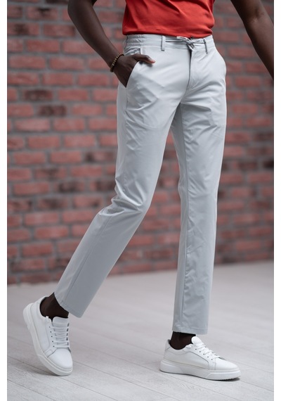 Paul Martin Regular Fit Likralı Paraşüt Kumaş Beli İplikli Ve Lastikli Jogger Pantolon gri