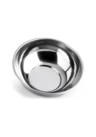 6 Adet Çelik Kedi Köpek Mama Ve Su Kabı Çap 12 Cm Yükseklik 4cm