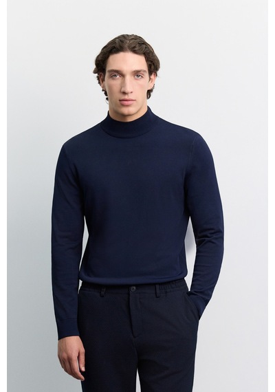 Avva Erkek Lacivert Yan Cepli Gofre Beli Lastikli Slim Fit Lastikli Pantolon A62y3203