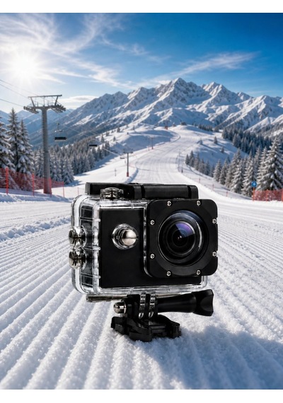 Su Geçirmez Korumalı 1080p Full Hd Aksiyon Kamerası Diğer