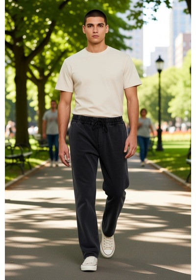 Ersefa Erkek Relaxed Fit Kordonlu Jean Pantolon Fonksiyonel Dayanıklı Ka siyah Ersefa Erkek Relaxed Fit Kordonlu Jean Pantolon Fonksiyonel Dayanıklı Ka siyah