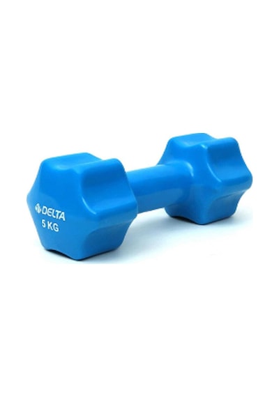 Delta 5 Kg X 1 Adet Deluxe Pvc Kaplama Mavi Demir Dambıl