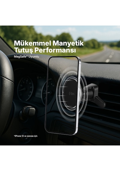 Easydrive Pro M Magsafe Uyumlu Araç İçi Telefon Tutucu 2tt36 Siyah