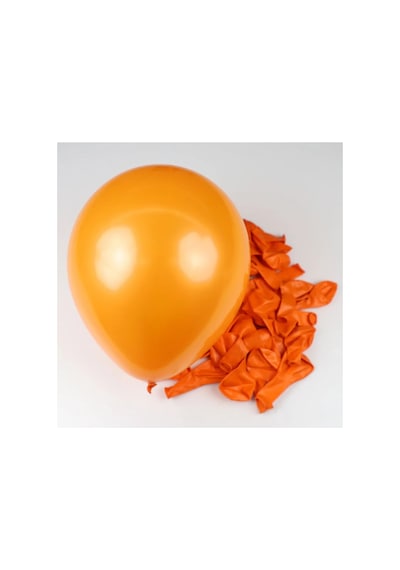Metalik Balon Parti Organizasyon Balonu 12 İnç Düğün Doğum Günü Dekorasyon 50 Adet Turuncu
