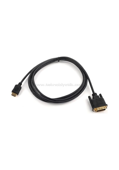 Dark Dvi - Hdmi Çeviricili 3M Uzunluğunda Görüntü Kablosu DK CB DVIXHDMIL300