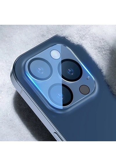 Baseus İphone 12 Pro 6.1 3d Full Kaplama Kamera Koruyucu Cam 2 Adet Set- 5775