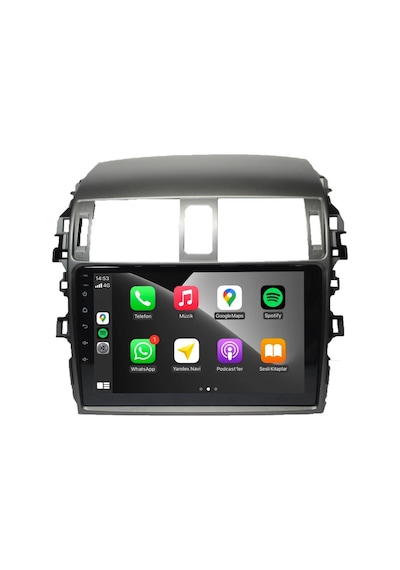 Oskodi Toyota Corolla Android Carplay Multimedya 2007-2011 2gb Ram + 32gb Hafıza
