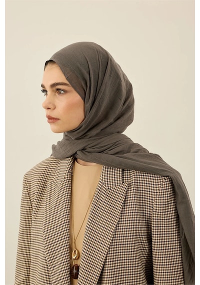 Deserto Fashion Bambu Şal Düz Renk-3544 Çok Renkli