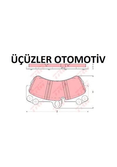 Ön Fren Balatası Cayenne 3.2 03 Touoreg Trw