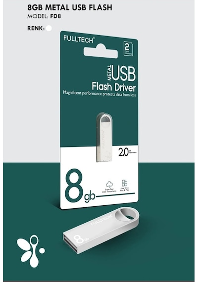 Fulltech 8gb Metal Flash Bellek