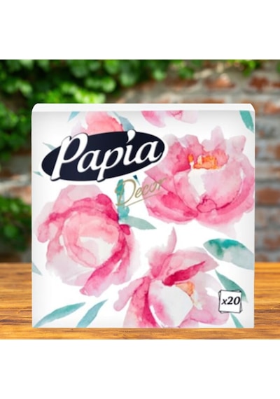 Papia Decor Peçete 20 Yaprak 3'lü