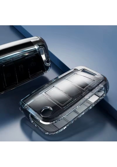 Skoda Octavia A7 Şeffaf-füme Anahtar Kılıfı 2013-2020