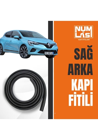Renault Clio 5 Sağ Arka Kapı Fitili-a Kalite-numlas-nm7244